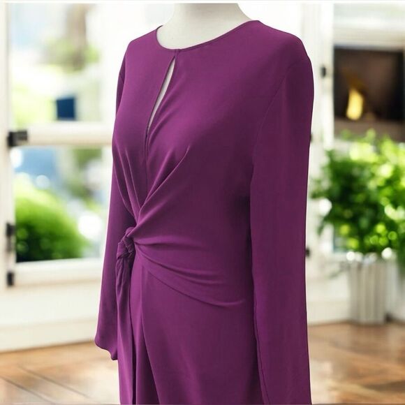 REISS Valentina $385 Midi-Dress Size US 8 UK 12 - Picture 8 of 16